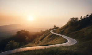 Ambcrypto A Curvy Road On Top Of A Hill As The Sun Rises In The 9d94170c 718e 4b53 Ae54 6fc6372952f7 1000x600.png