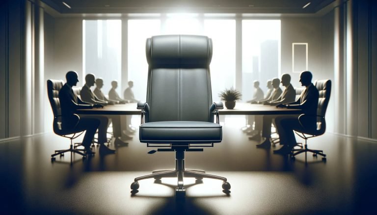 Dall·e 2023 11 17 15.24.25 Design A Minimalistic Realistic Cover Image For A News Story About A Ceo Being Removed By The Board Of Directors. The Image Should Visually Communica.jpg