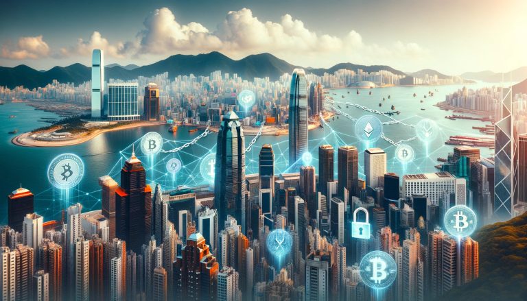 Dall·e 2023 12 06 15.23.19 Create A Hyperrealistic Landscape Oriented Cover Image For A Story About Hong Kongs Sfc Restricting Access To Cryptocurrency Websites Emphasizing D.jpg