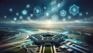 Dall·e 2023 12 08 17.58.29 Create A Hyperrealistic And Dynamic Image For A Tech Publication Cover Story. The Image Should Be Landscape Oriented Featuring The Iconic Pentagon Bu.jpg