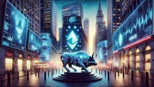 Dall·e 2023 12 18 15.18.34 Create A Hyperrealistic Cover Image In Landscape Orientation For A Tech Publication Focusing On A Hypothetical Ethereum Exchange Traded Fund Etf On.jpg