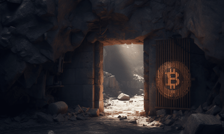 Ambcrypto An Image Of A Crumbling Mine Entrance With A Bitcoin 0db8c642 Cafd 4d71 95c4 93656bea39ba 1 1000x600.png