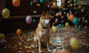 Ambcrypto Prompt A Shiba Inu Dog. Confetti Litters The Floor Bbca2f52 F659 4385 8e18 114945219cf4 1000x600.jpg