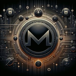 Dall·e 2024 02 02 13.23.33 Create An Image That Symbolizes The Monero Network Emphasizing Its Focus On Privacy And Security Within The Cryptocurrency Space. The Central Element Large.jpeg