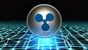 Dall·e 2024 02 06 09.55.14 Create A Wide Format Image Of A Shiny Metallic Xrp Coin Without Any Text Featuring Only The Ripple Logo. The Coin Should Be In The Center Slightly.jpg