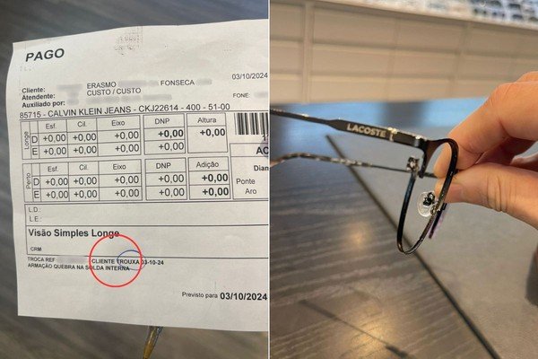 Advogado é chamado de 'cliente trouxa' após exigir troca de produto em ótica: 'Humilhado'