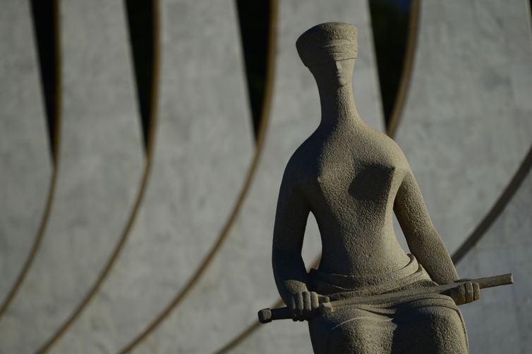 Fachada do edifício sede do Supremo Tribunal Federal - STF