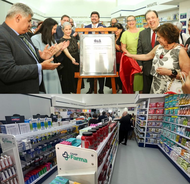 CAASP e OAB-SP inauguram farmácia de número 50 com localização privilegiada na Avenida Paulista e exclusiva para advocacia