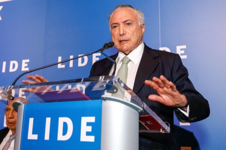 Alexandre de Moraes age pela pacificação política, diz ex-presidente Michel Temer sobre o ministro do Supremo