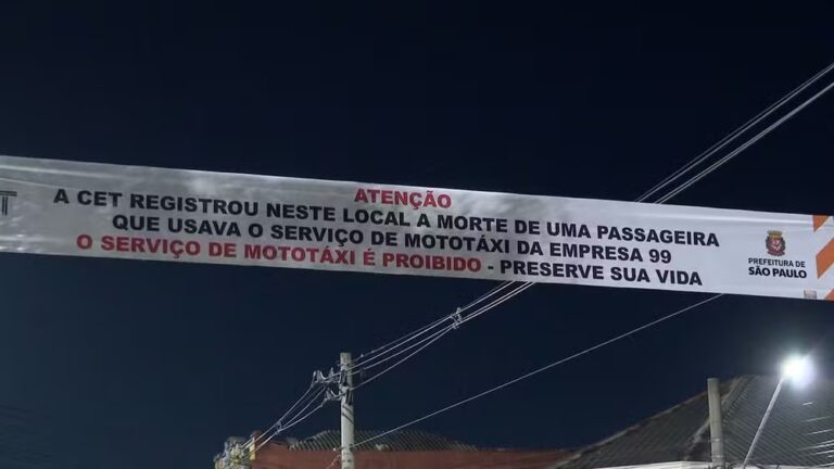 Justiça de SP suspende serviços de mototáxi por aplicativo após acidente fatal