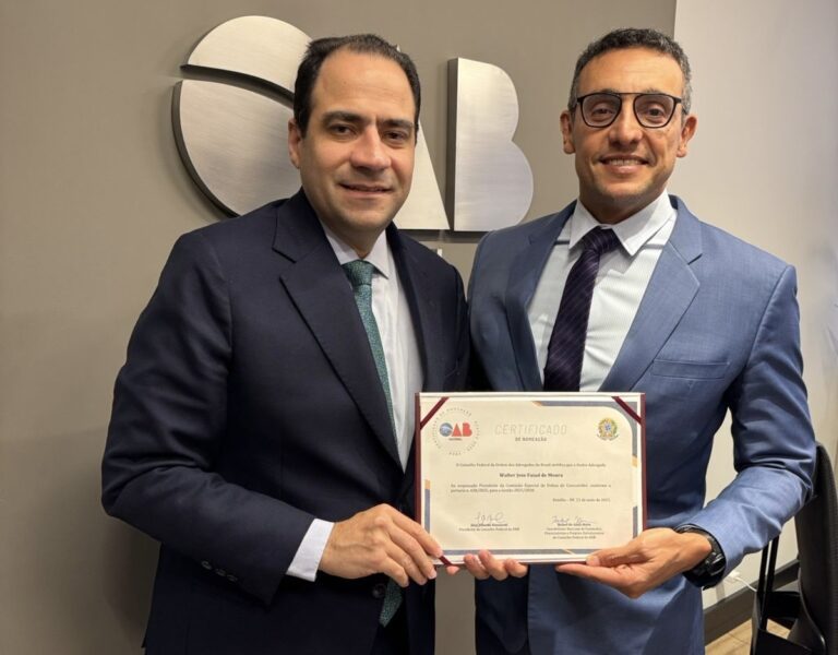 Walter José Faiad de Moura é reconduzido como presidente da Comissão Especial de Defesa do Consumidor da OAB