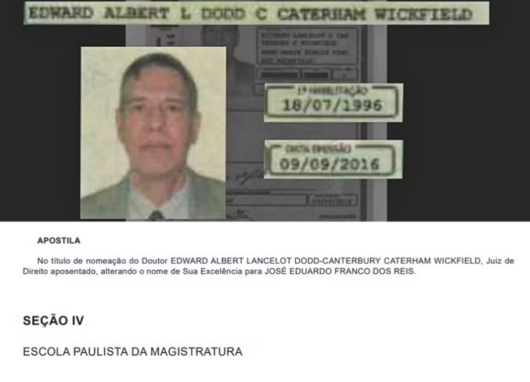 TJ-SP altera nome de juiz Edward Wickfield para José Eduardo após uso de identidade falsa por mais de 40 anos