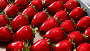 Dentistas pedem cuidado com o morango do amor em caso de próteses e restaurações