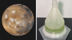 Um bioplástico selvagem feito de algas pode ser usado para construções em Marte