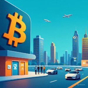 Generate image of metaplanet and bitcoin and 1.jpeg