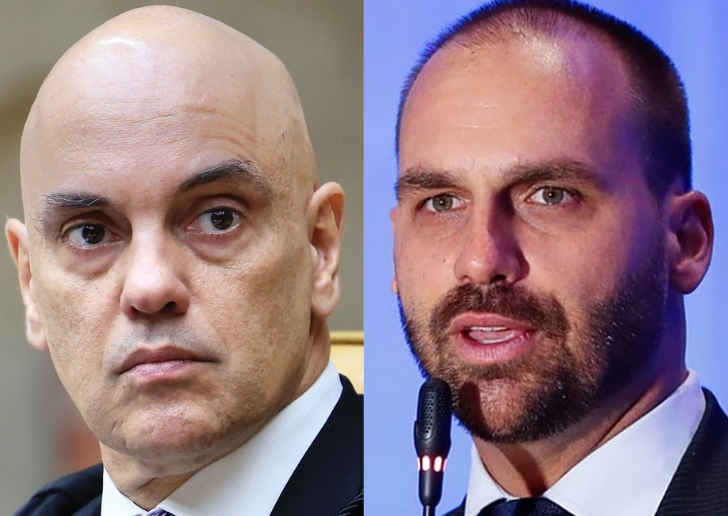 Moraes alega "interferência e embaraço" por parte de Eduardo Bolsonaro no processo de seu pai e prorroga investigação