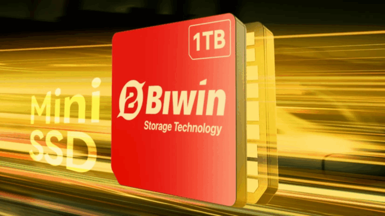 China revela SSD do tamanho de chip de celular com desempenho high-end