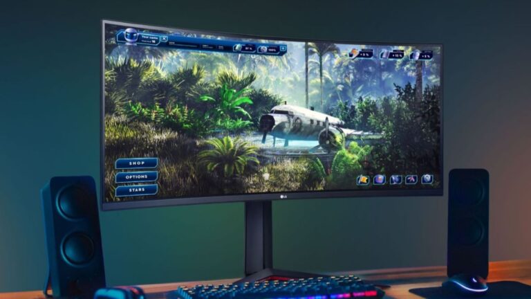 Imersão sem igual: monitor curvo LG UltraGear de 34" em promoção no KaBuM!