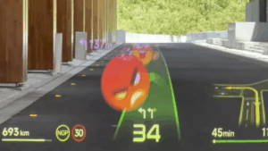 Já pensou mandar emojis para outros motoristas? Esse carro deixa