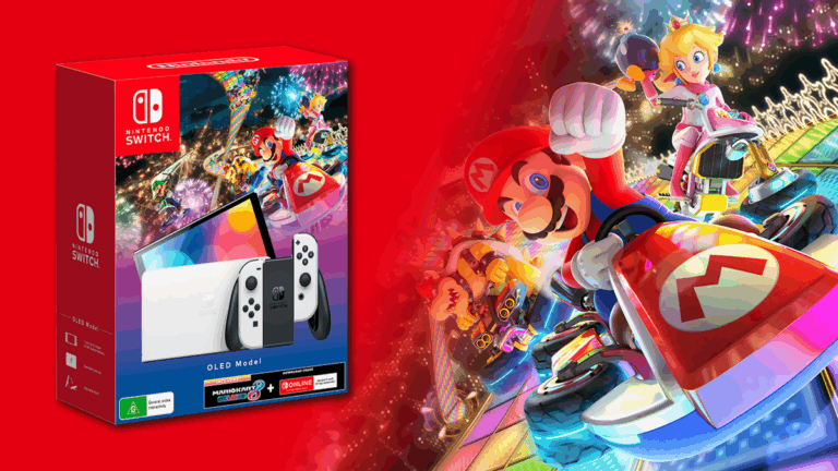 Nintendo Switch OLED, Mario Kart 8 e assinatura online em promoção no KaBuM!