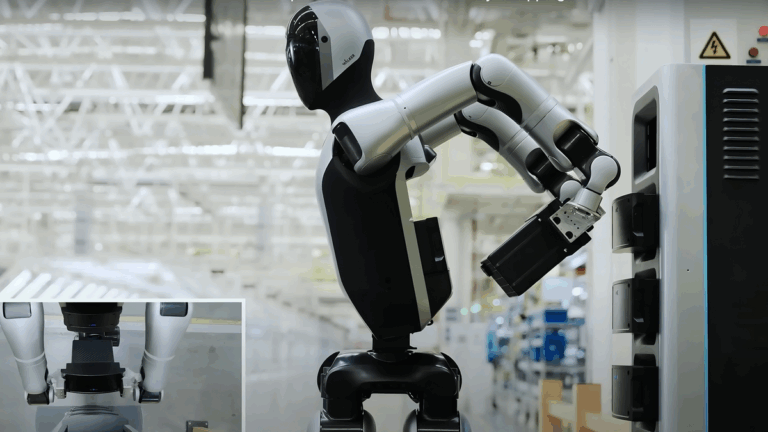 Robô funciona sozinho 24h e troca as próprias baterias — imagens perturbadoras