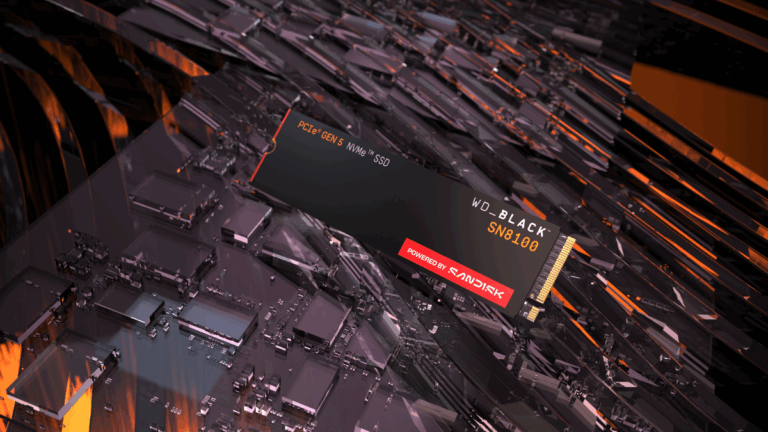 Sandisk lança SSD WD_BLACK SN8100 PCIe 5.0 de altíssima velocidade no Brasil