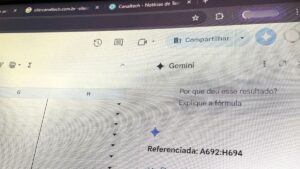 A fórmula da planilha não funciona? O Gemini agora resolve o erro para você