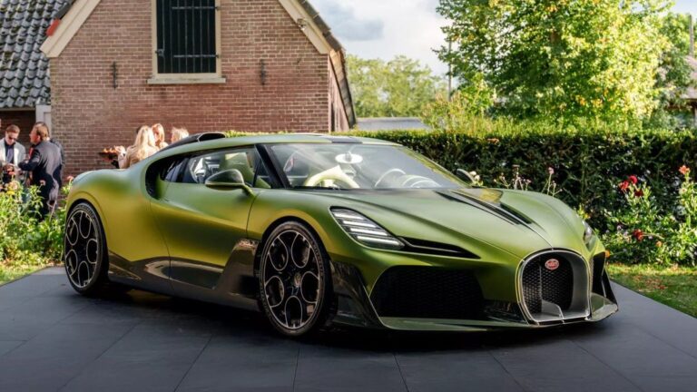 Bugatti Brouillard é supercarro único com motor W16 e homenagem a cavalo