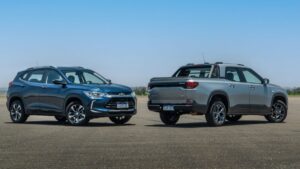 Chevrolet Tracker e Montana se tornarão híbridos em 2026
