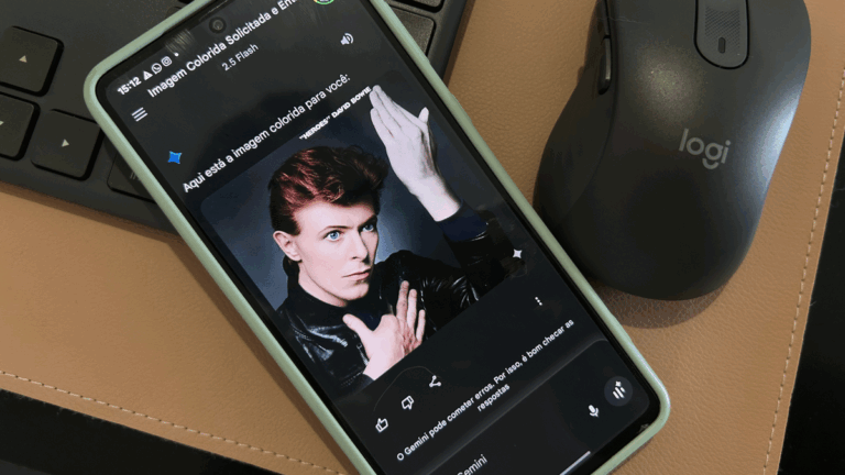 Como colorir fotos em preto e branco com IA pelo Gemini