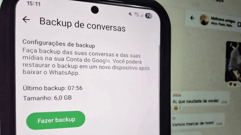Como restaurar o backup do WhatsApp