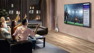 É VERDADE que existe uma distância mínima recomendada entre a TV e o sofá