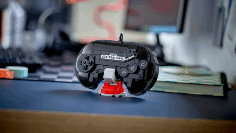 LEGO lança controle de Mega Drive com fase clássica de Sonic dentro