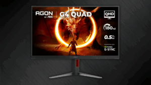 Monitor gamer AOC AGON QUAD 27" 180 Hz saindo por 10x sem juros na Amazon