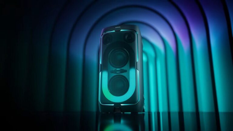 Nova caixa de som gigante da Samsung tem bateria para 18h de música