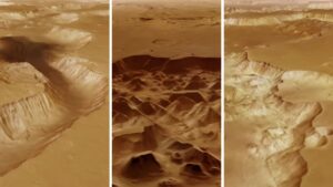 Animação baseada em dados da Mars Express leva espectadores a "voo hipnotizante"