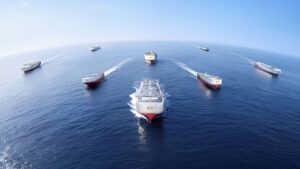 Novo navio gigante da BYD vai levar até 9.200 carros de uma só vez