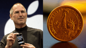 Steve Jobs estará na nova moeda de 1 dólar em 2026; veja fotos