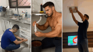 Viral no TikTok | Mulheres colocam "bonitão de IA" para consertar coisas em casa