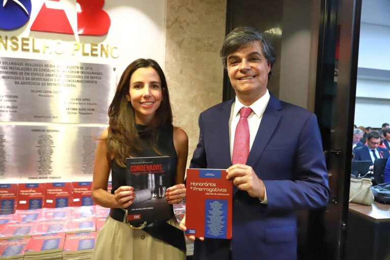 Leonardo Sica e Luísa Ferreira lançam em Brasília livros sobre pilares da advocacia e execução da pena nos crimes sexuais