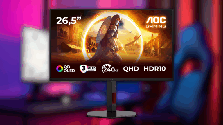 AOC lança os primeiros monitores QD-OLED para sua linha gamer mainstream
