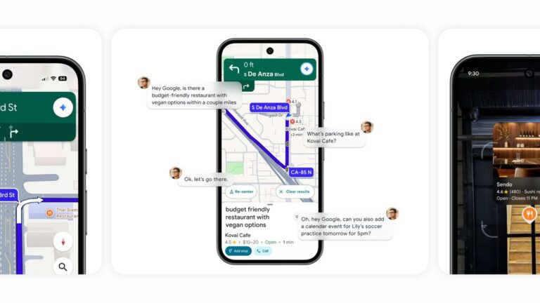 Gemini chega ao Google Maps para você definir suas rotas com IA