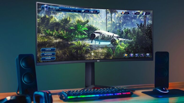 Imersão total: Monitor Gamer Curvo LG UltraGear 34” está por R$ 1.699 no Pix