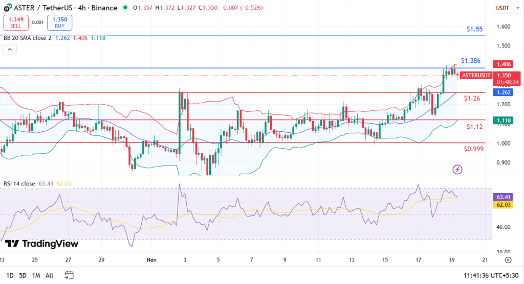 Preço do áster 19-11-25