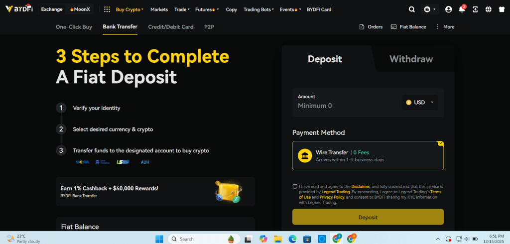 depósito fiduciário