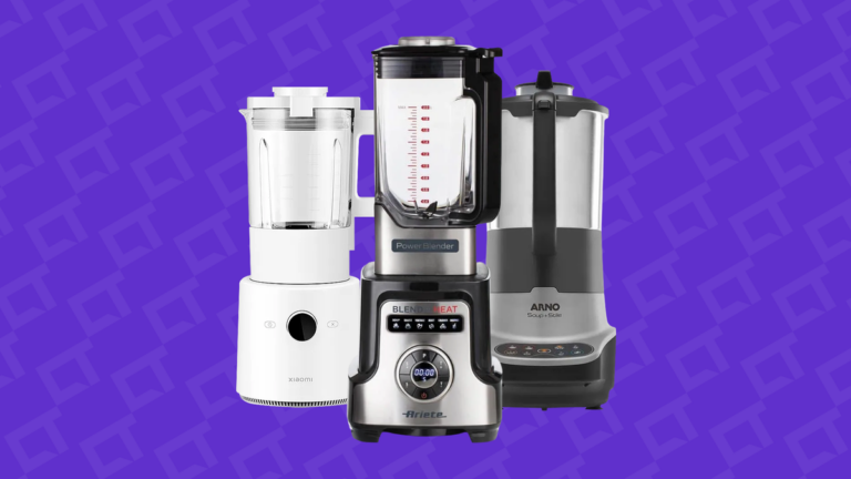 3 liquidificadores que batem e cozinham a comida no mesmo copo