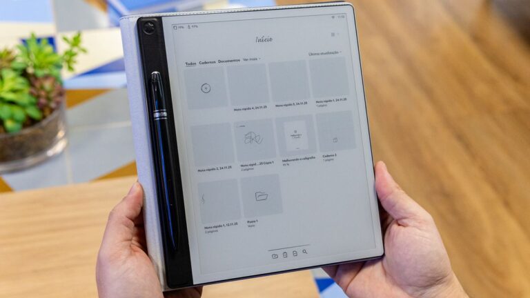 Como é usar o caderno digital de luxo da Montblanc? Nós testamos