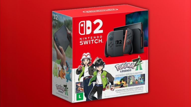 Nintendo Switch 2 com o novo Pokémon saindo por menos de R$ 4.000 no PIX