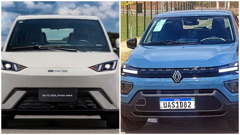3 vantagens do Renault Kwid E-Tech contra o BYD Dolphin Mini