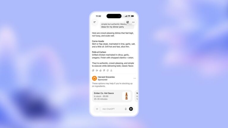 Dados de usuários do ChatGPT não serão vendidos para anunciantes, afirma OpenAI